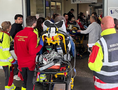 Realitätsnahe Übung am KMG-Klinikum Luckenwalde erfolgreich durchgeführt